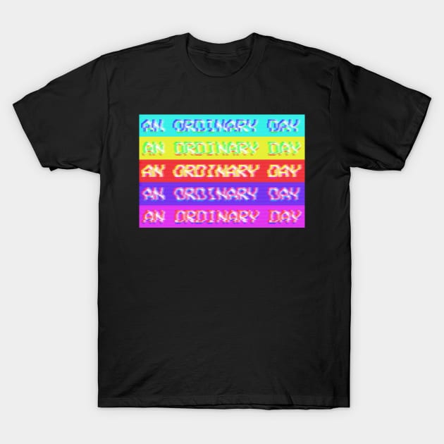 "An Ordinary Day" Vintage Vaporwave Aesthetic T-Shirt by Raimondi